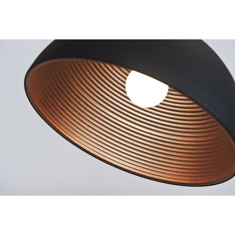 Azzardo Lampa Wisząca Modena 40 Czarna    / Złota