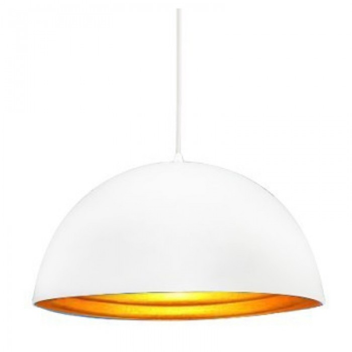 Azzardo Lampa Wisząca Modena 40 Biała /   Złota