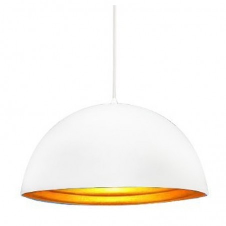 Azzardo Lampa Wisząca Modena 40 Biała /   Złota