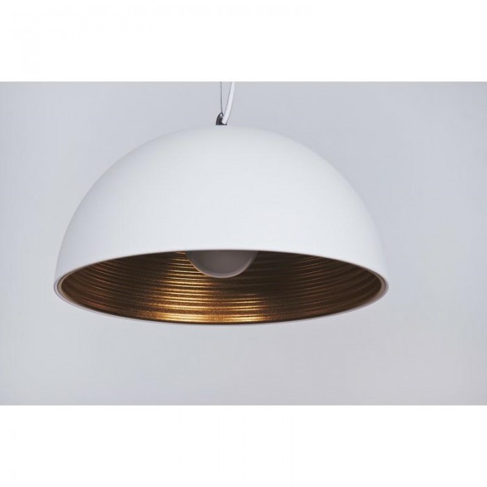 Azzardo Lampa Wisząca Modena 40 Biała /   Złota