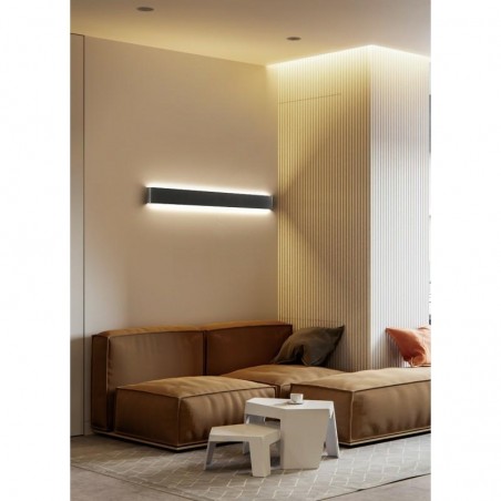 Azzardo Lampa Ścienna Galasso 83 3000K    Czarna