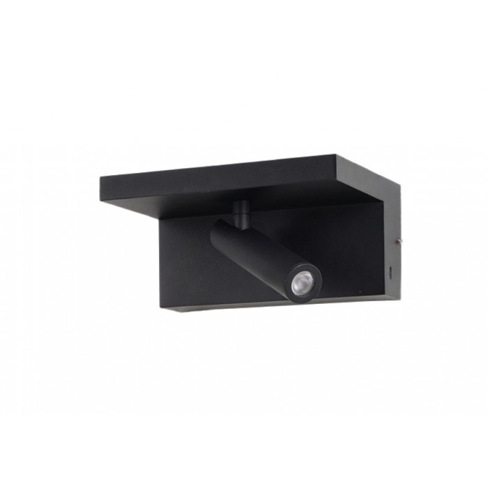 Azzardo Lampa Ścienna Hylla Wall Nfc      Charger Czarna
