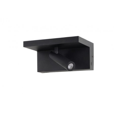 Azzardo Lampa Ścienna Hylla Wall Nfc      Charger Czarna