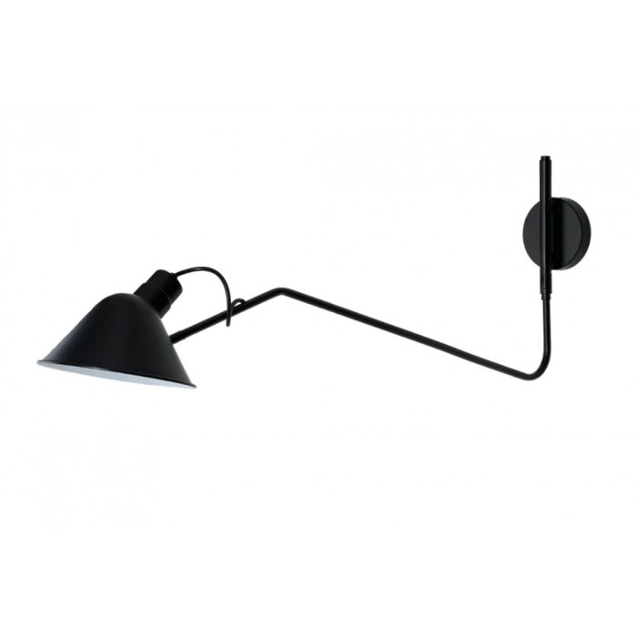 Azzardo Lampa Ścienna Drago Wall Czarna