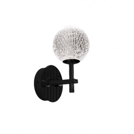 Azzardo Lampa Ścienna Edem Wall Czarna