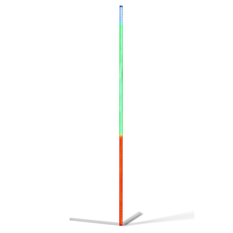 Azzardo Lampa Podłogowa Johnny Rgb Floor  Biała