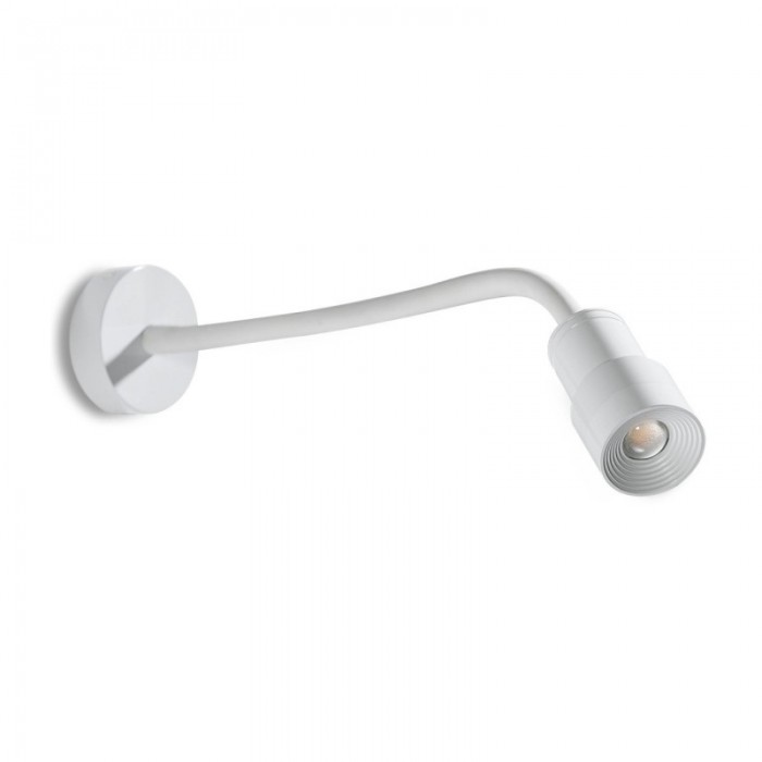 Azzardo Lampa Ścienna Lumi Flex Biała