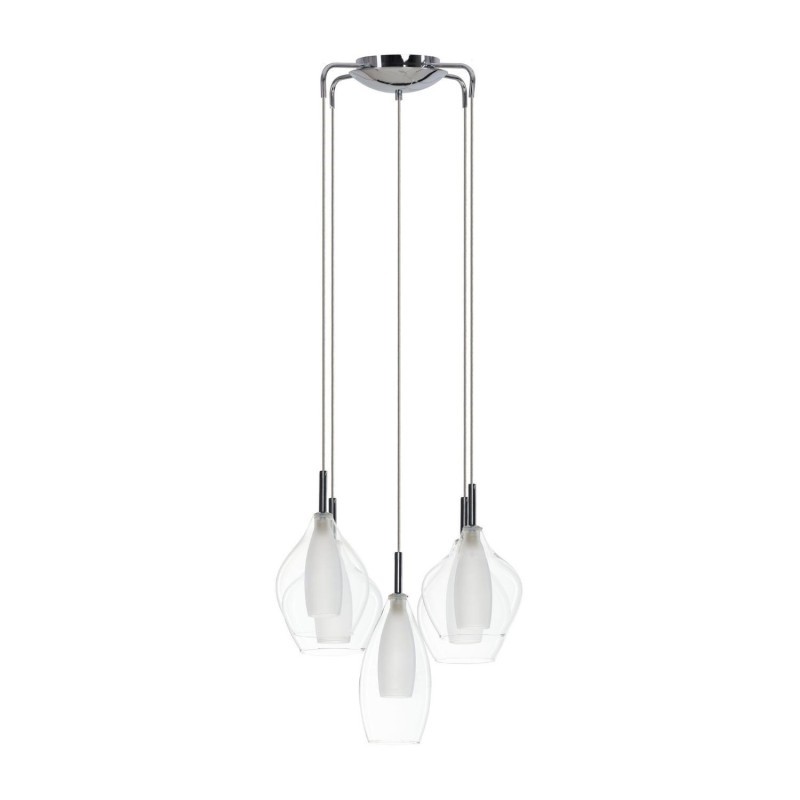 Azzardo Lampa Wisząca Amber Milano 3      Transparentna