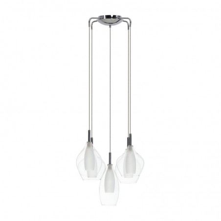 Azzardo Lampa Wisząca Amber Milano 3      Transparentna