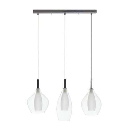 Azzardo Lampa Wisząca Amber Milano 3      Transparentna