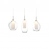 Azzardo Lampa Wisząca Amber Milano 3 Transparentna