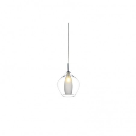 Azzardo Lampa Wisząca Amber Milano 1      Transparentna