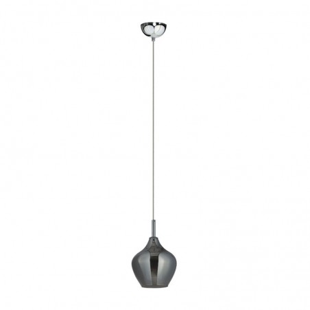 Azzardo Lampa Wisząca Amber Milano 1      Chromowana