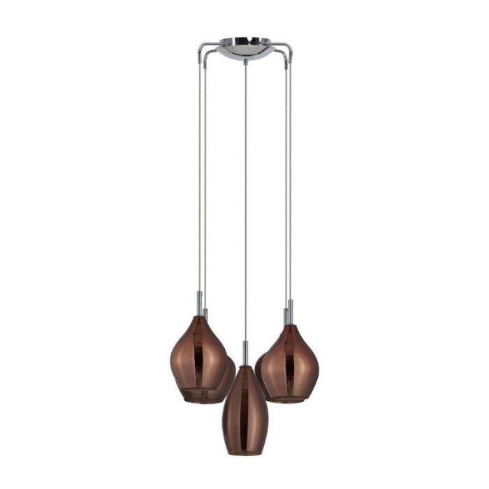 Azzardo Lampa Wisząca Amber Milano 5      Miedziana