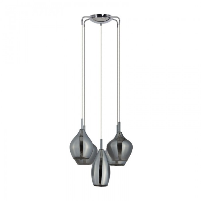 Azzardo Lampa Wisząca Amber Milano 5      Chromowana