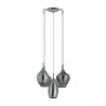 Azzardo Lampa Wisząca Amber Milano 5 Chromowana