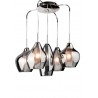 Azzardo Lampa Wisząca Amber Milano 5 Chromowana