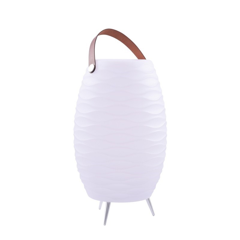 Azzardo Lampa Podłogowa Boombox Bucket    Rgbw Z Pilotem Biała