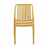 Zestaw 2 Krzeseł Strips Uv Żółty
