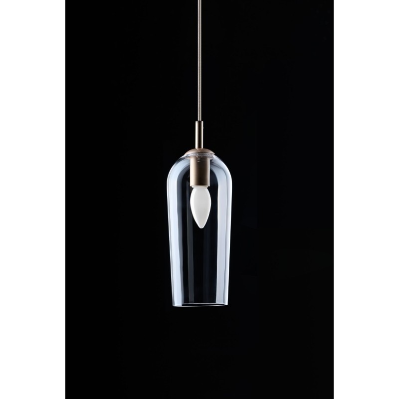 Azzardo Lampa Wisząca Blanca 1            Transparentna