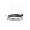 Azzardo Lampa Wisząca Solvent R 80 Cct Smart Z Pilotem Szara
