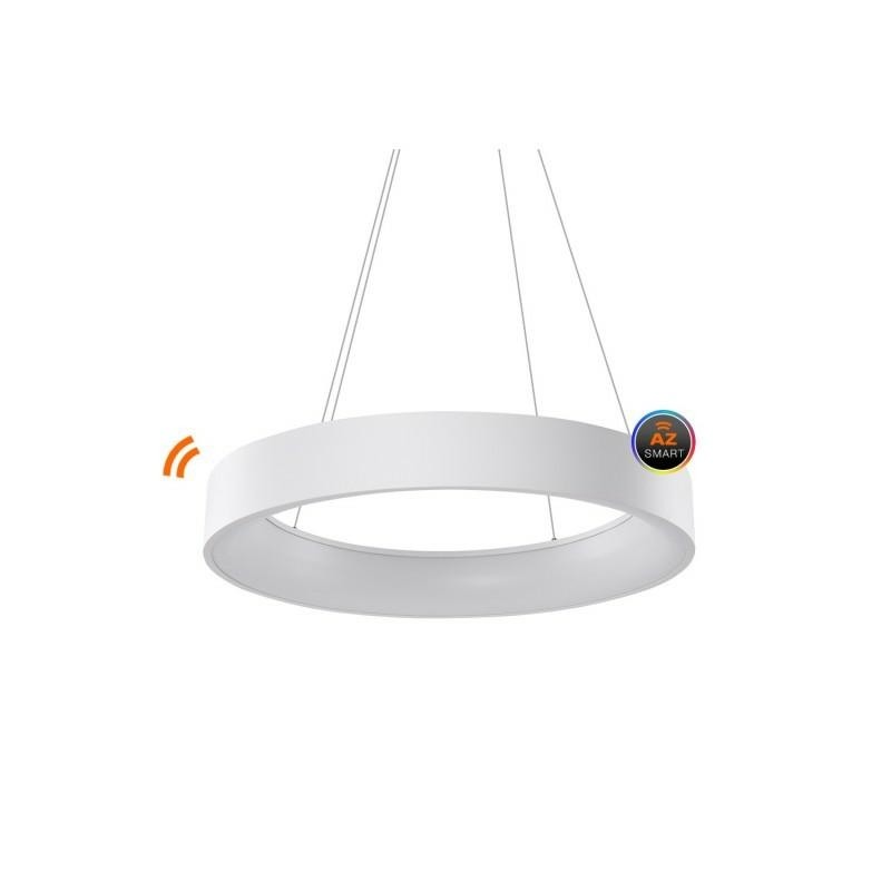 Azzardo Lampa Wisząca Solvent R 80 Cct    Smart Z Pilotem Biała