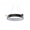 Azzardo Lampa Wisząca Solvent R 80 Cct Smart Z Pilotem Czarna