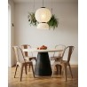 Zestaw 6 Krzeseł Tower Paris Pp Uv        Brązowe
