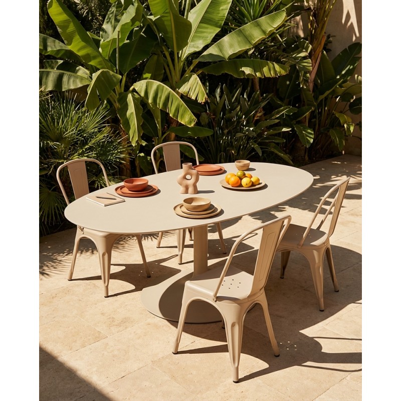 Zestaw 6 Krzeseł Tower Paris Pp Uv        Beżowe