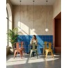 Zestaw 4  Krzeseł Tower Paris Pp Uv       Ciemnozielone