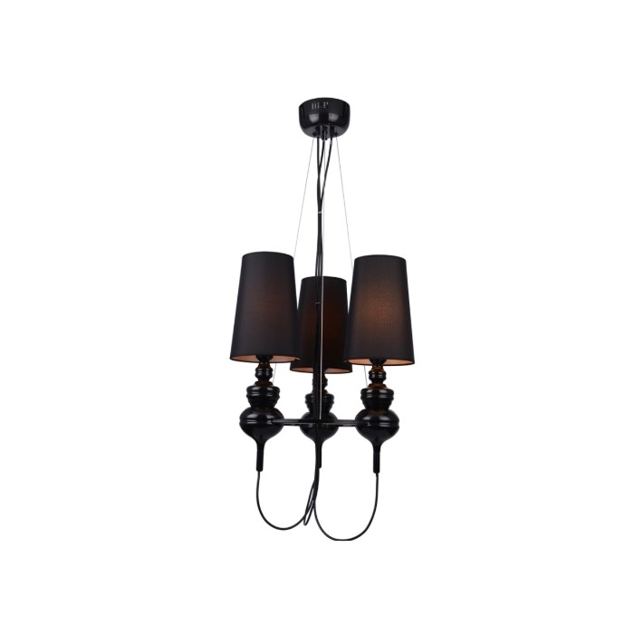 Azzardo Lampa Wisząca Baroco 3 Czarna