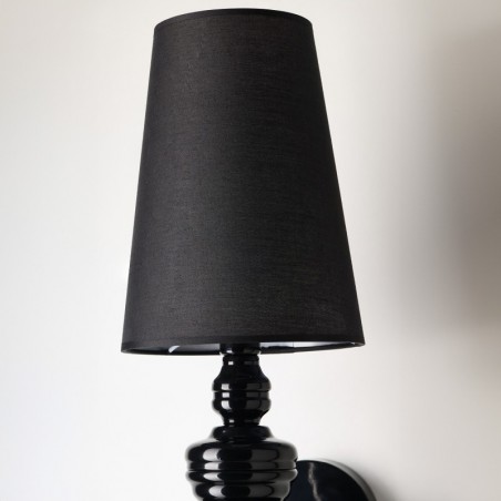 Azzardo Lampa Ścienna Baroco Czarna