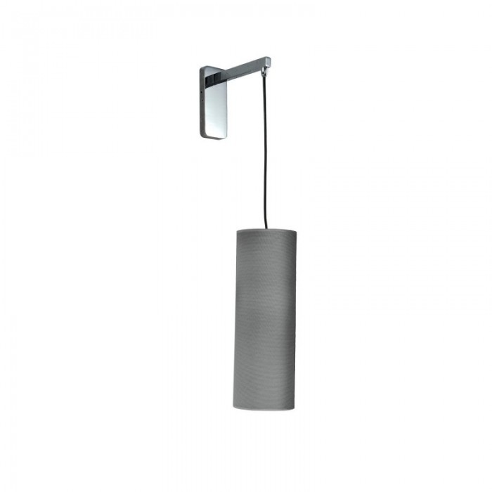 Azzardo Lampa Ścienna Almeria Szara