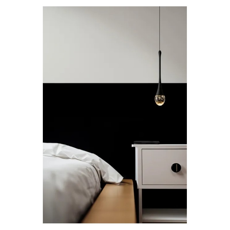 Azzardo Lampa Wisząca Dalma 1 Czarna