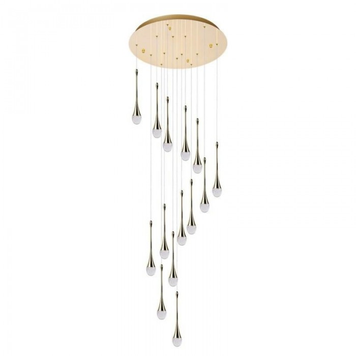Azzardo Lampa Wisząca Dalma 14 Round      Złota