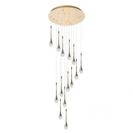 Azzardo Lampa Wisząca Dalma 14 Round      Złota