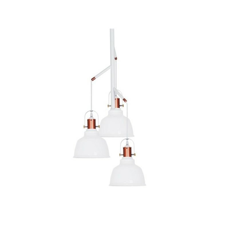 Azzardo Lampa Wisząca Darling Glass 3     Biała