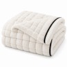 Koc Pluszowy Kratka Shp Royal 200X150 Biały