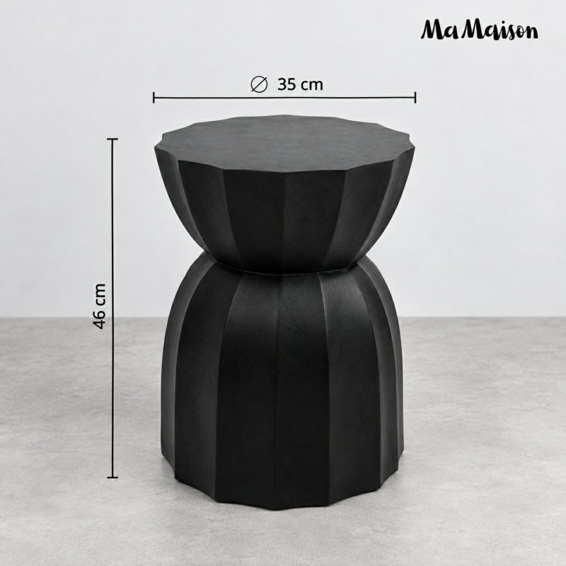 Mamaison Stolik Rolling Czarny / Drewno