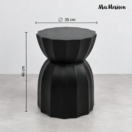 Mamaison Stolik Rolling Czarny / Drewno