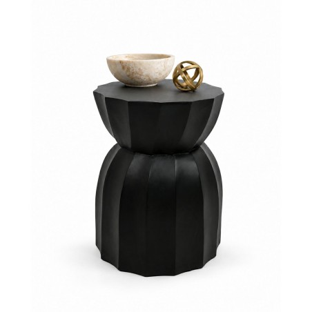 Mamaison Stolik Rolling Czarny / Drewno