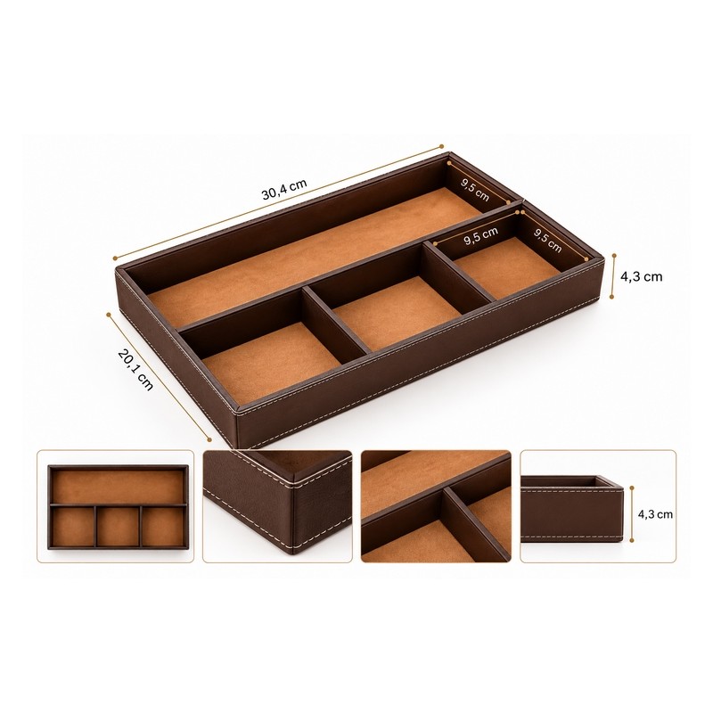 Taca Dekoracyjna / Organizer Shp Skin     Ekoskóra