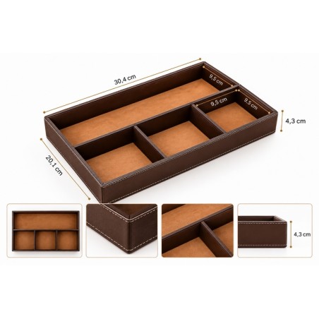 Taca Dekoracyjna / Organizer Shp Skin     Ekoskóra