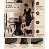 Mamaison Stół Jadalniany Tango 120 Czarny Marmur / Drewno Mango