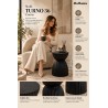 Mamaison Stolik Turno 36 Czarny