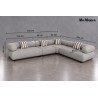 Mamaison Sofa Narożna Ogrodowa Alexander  4 Szara (Poduszki I Pokrowiec W Zestawie)