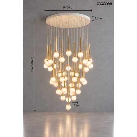 Moosee Lampa Wisząca Cannon Disc 50       Złota