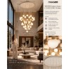 Moosee Lampa Wisząca Cannon Disc 50       Złota