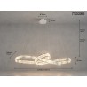 MOOSEE lampa wisząca WAVE 160B chrom