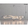 MOOSEE lampa wisząca WAVE 380 chrom